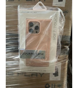 Press Play iPhone 13 Pro Phone Case. 2800 Units. EXW Los Angeles $1.25 Unit